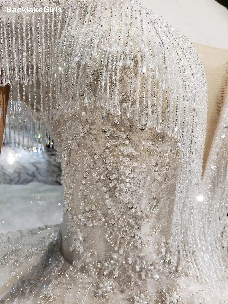 Sexy V Neck Wedding Dresses Off The Shoulder Handmade Appliques Crystal Ball Gown Dress 2020 New Fashion Design Boda | Свадьбы и
