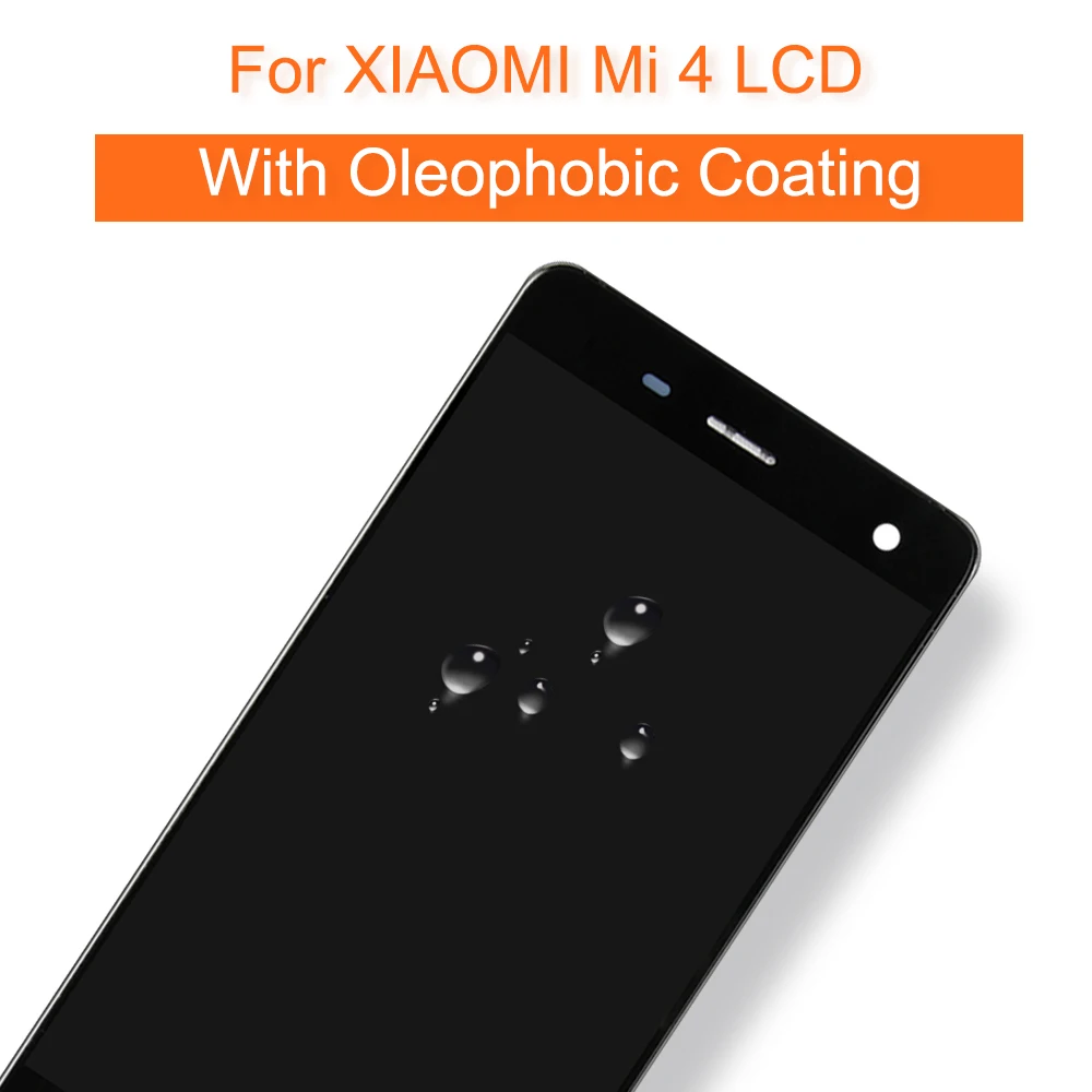 ЖК-дисплей 5 0 дюйма для XiaoMi Mi4 сенсорный дигитайзер с рамкой в сборе сменный