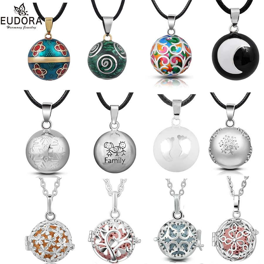 

Angel Caller Necklace Gift Harmony Chime Ball Mexican Bola locket Cage Pendant Pregnancy Sounds Ball Pendant for pregnant Women