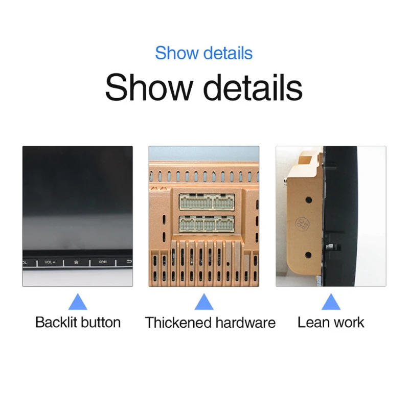 Автомобильный мультимедийный плеер 9 дюймов 2 Din Android 8 1 GPS-навигация | Автомобили и