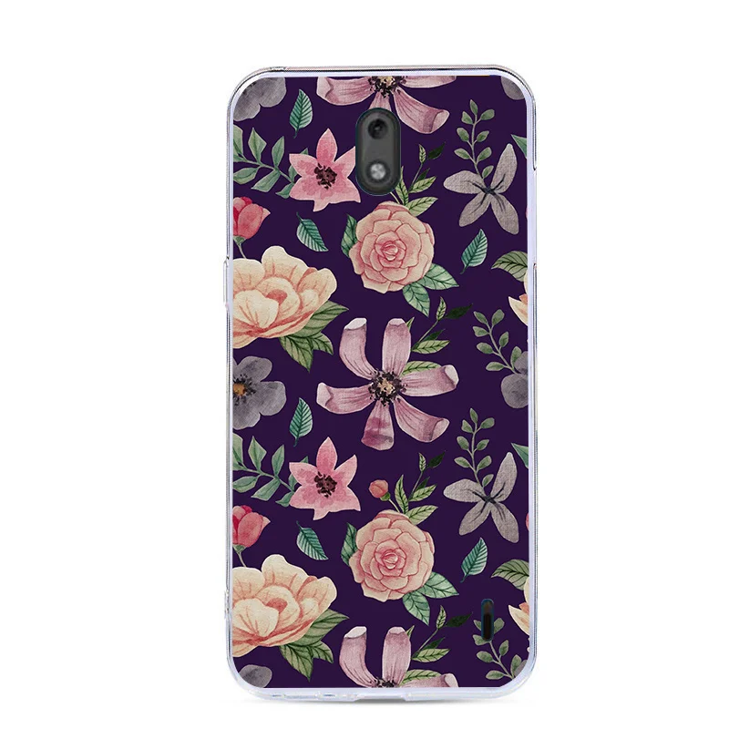 EVTDASDL TPU Case For Nokia 2 TA-1029 TA-1035 Silicone Paint Fashion Patterned Soft Cover Back Covers Shell Bag |