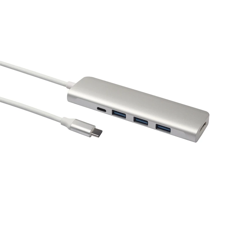 C Тип к HDMI 2 Быстрый USB 3 0 передачи данных Док-концентратор 5 в 1 USBC адаптер 4 видео