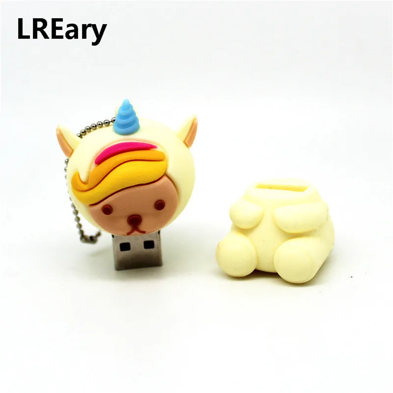 Cartoon Teddy Unicorn USB flash drive 4GB 8GB pen 16GB 32GB 64GB Hot Air Balloon 128MB memory stick | Компьютеры и офис