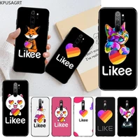 usakpgrt fashion likee cat bear love heart soft phone cover for redmi note 9 8 8t 8a 7 6 6a go pro max redmi 9 k20 k30