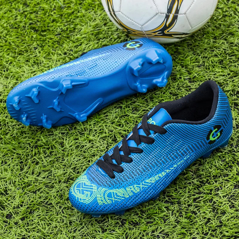 Men Soccer Shoes Teenager Breathable Football Boots Professional Playing Field TF/FG Soccer Cleats Men Adult Sneakers Size 36-45