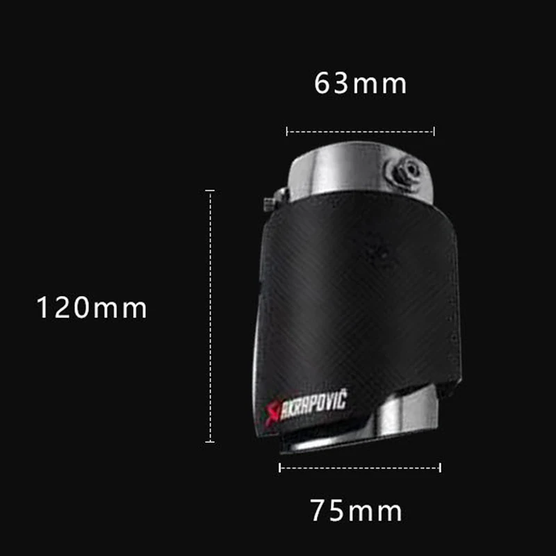 1 шт. Автомобильный светодиодный глушитель выхлопной трубы наконечник трубки