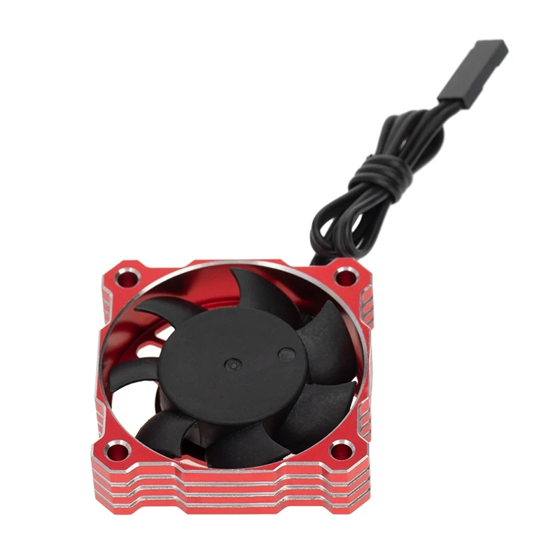 

Metal 40mm 15000RPM 5V-9V Cooling Fan Heat Sink for 1/8 1/10 1/12 RC