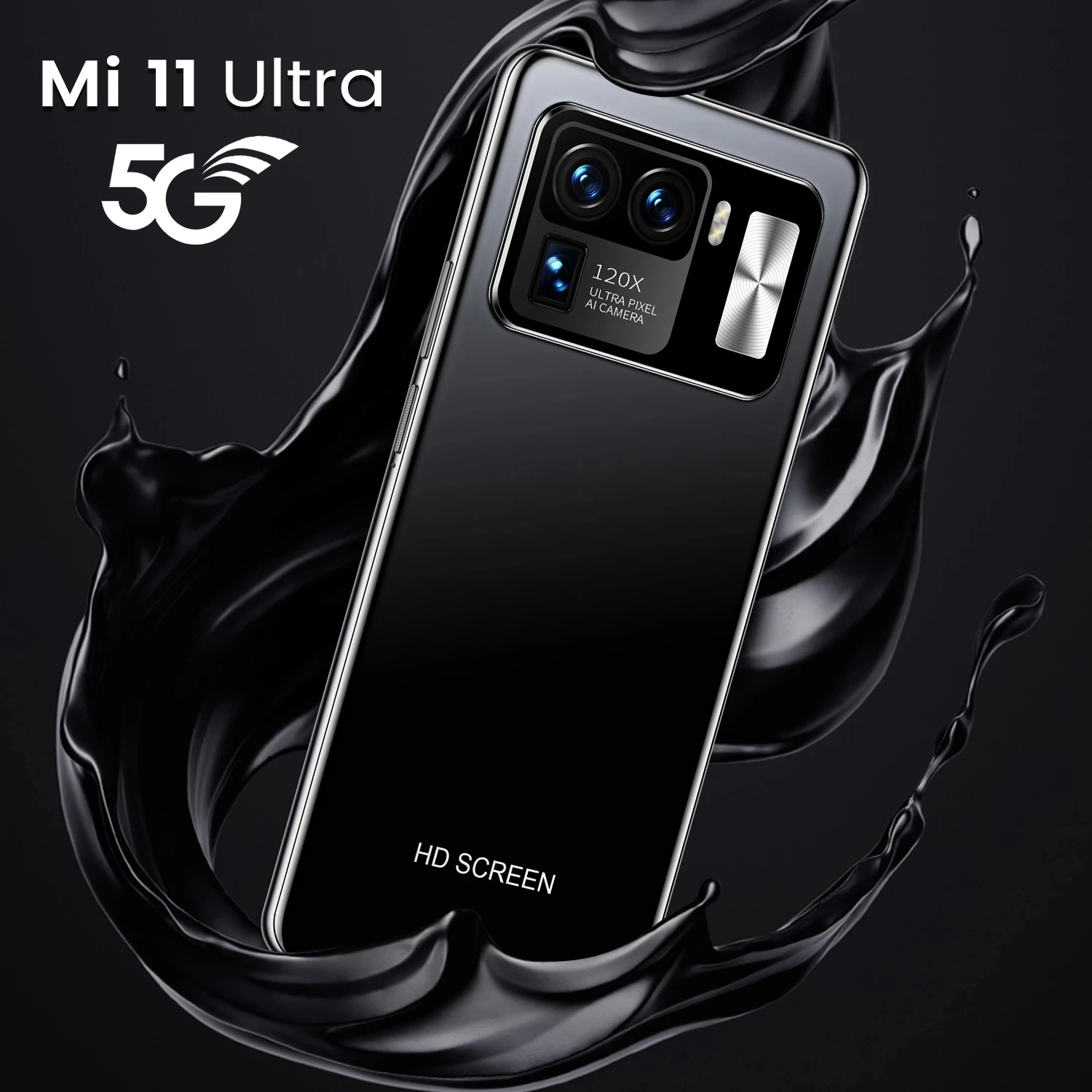 

New arrived 5G Mi 11 Ultra Global Version 16GB 512GB 6.7Inch 6800mAh MTK6889 Android 10.0 Smartphone Dual SIM Card Mobile Phone
