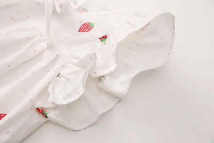 Детская рубашка с клубничной куклой 2018 летнее платье Новая корейская детская