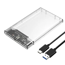 USB3.1 Gen1 To Type-C HDD Enclosure Of 2.5 Inch Hard Disk Case SSD SATA3 To USB 3.1 Box USB C HDD Case Gen1 5Gbps SSD