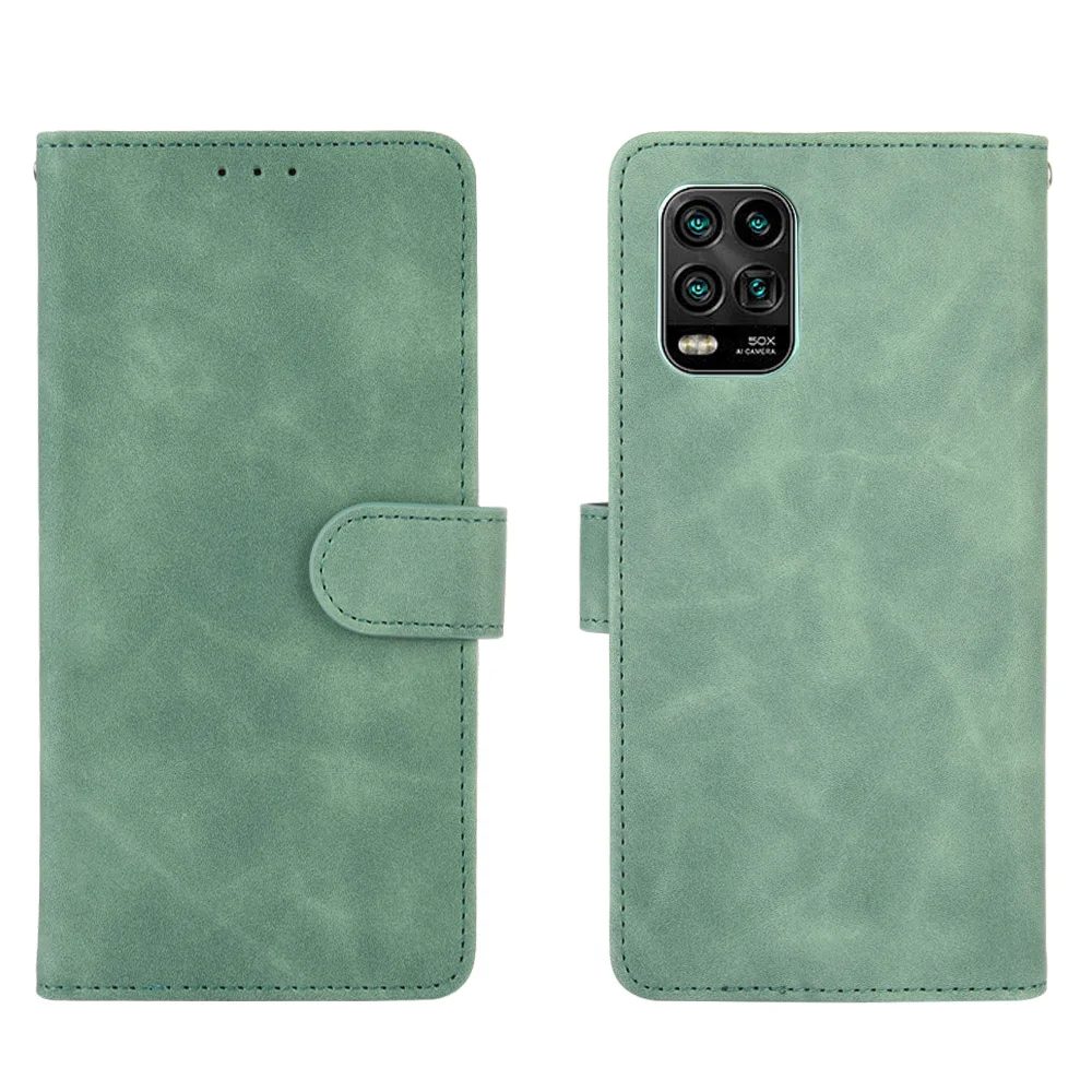 For Xiaomi Mi 10 Youth 5G Case Premium Skin feel Magnetic Flip PU Leather SE Full Body Business Wallet Cover | Мобильные телефоны и
