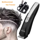 6 в 1 триммер для волос профессиональная электрическая машинка для стрижки носа Бритва для бороды бритва стрижка резак мужские Инструменты для укладки машинка для бритья KM600