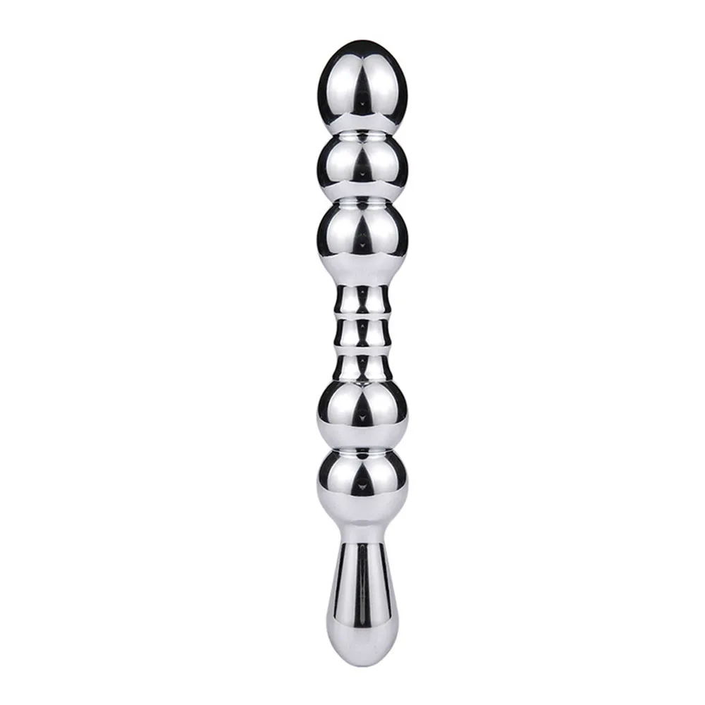 Metal Butt Plug Prostate Massager Anal Dilator For Men And Women Double-headed Masturbation Alternative Adult Sex Toys | Красота и