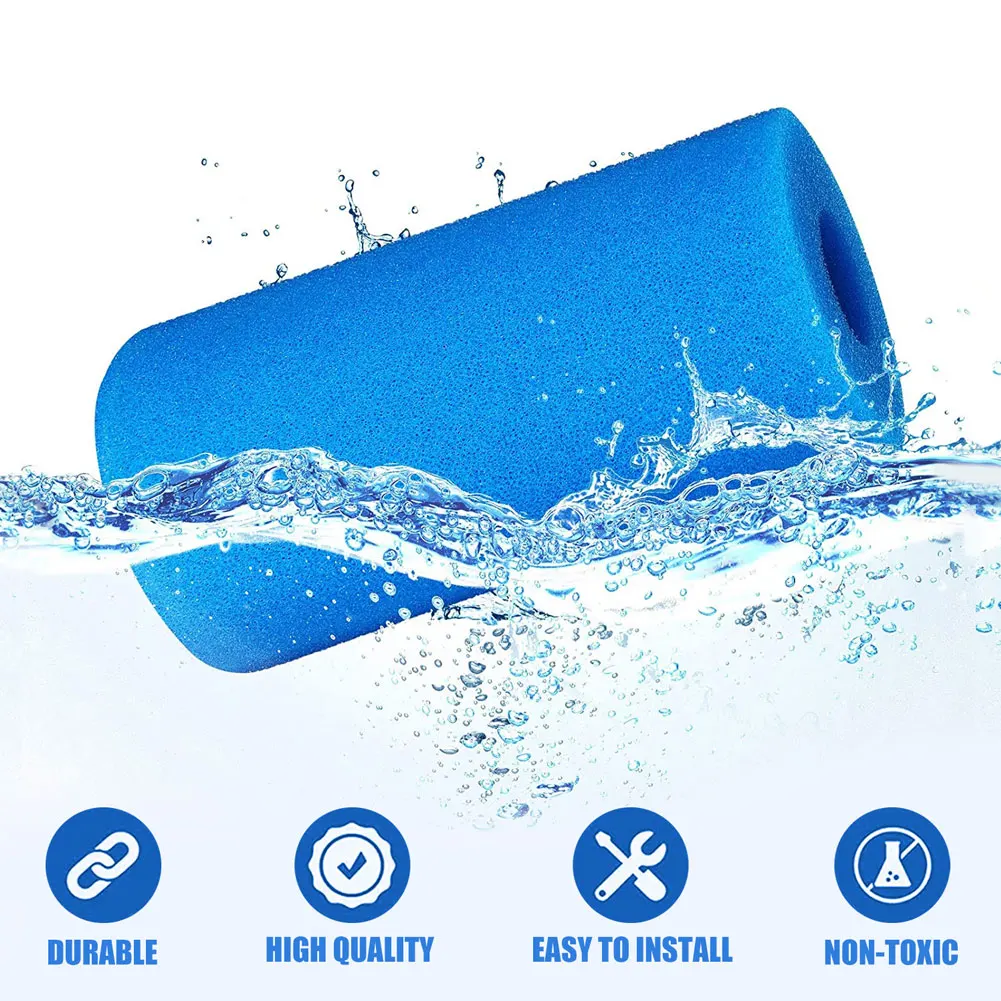 

3Pcs Foam Filter Sponge Intex Pool Accessories Reusable Biofoam Cleaner Foam Filter Sponges Purify Swimming Pool Aquarium Filter