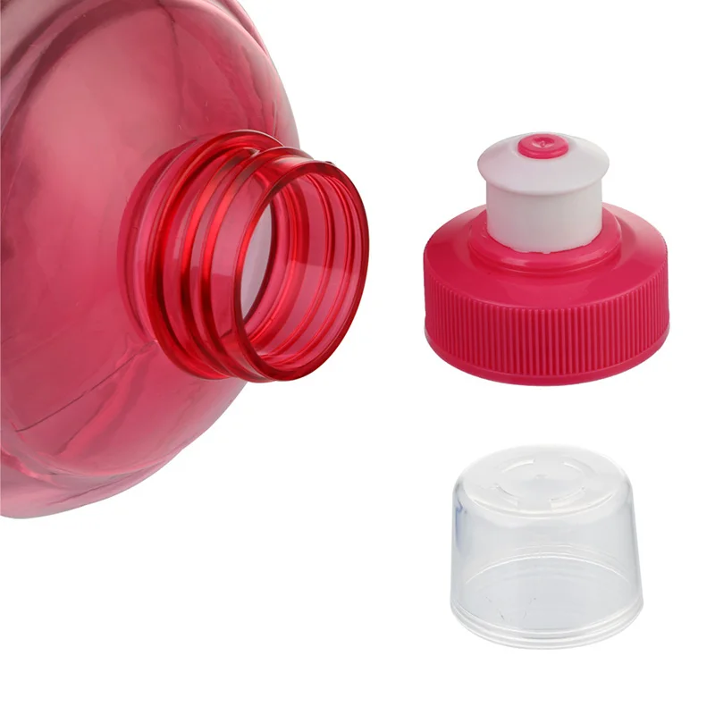 1000Ml Creative Plastic Barreled Sealing Water Bottles Handle Portable Students Jug For Traveling Biking Camping | Дом и сад