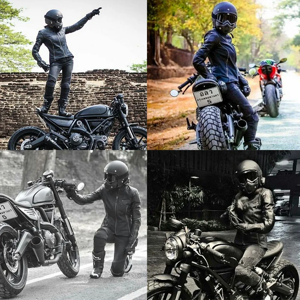 Маска на все лицо Mortorcycle Военная съемная очки для лыжного спорта и велоспорта с