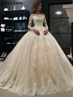 ivory off shoulder summer luxury wedding dresses women 2020 beauty plus size robe de mariage princesse long sleeves bridal dress