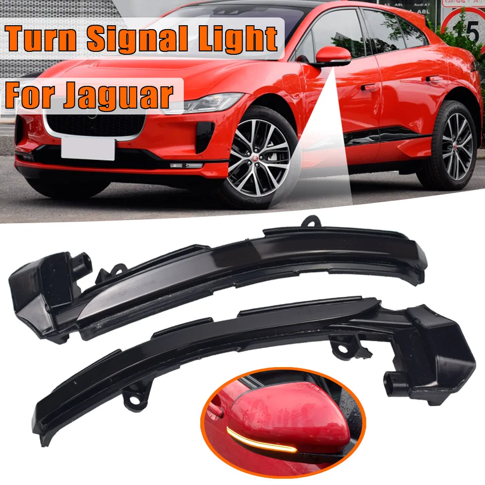 

2pcs Dynamic Mirror For Jaguar XE XF XJ F-TYPE XK XKR I-PACE X250 X260 X760 X351 X152 X150 Light LED Blinker Turn Signal