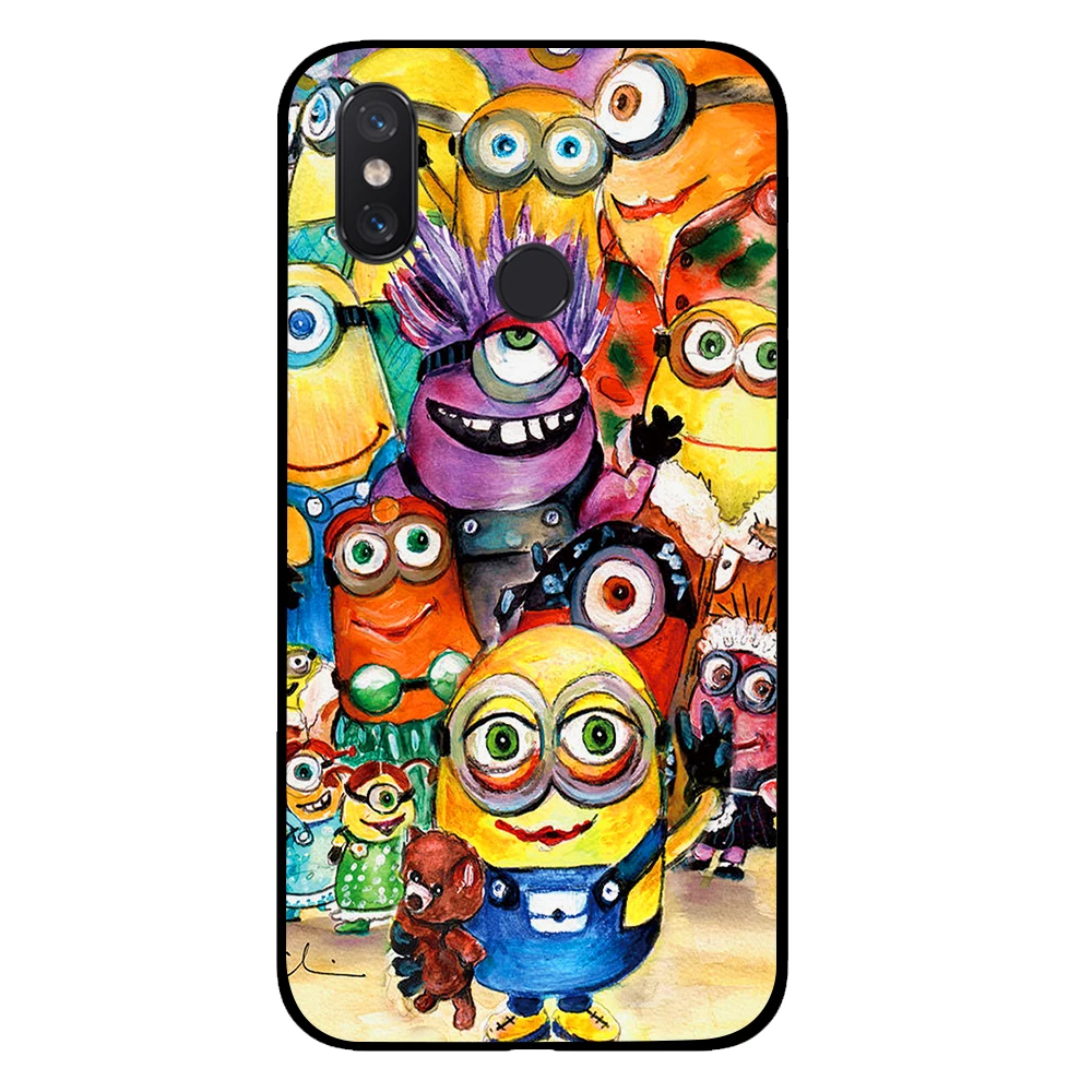 12 Забавные 3D чехлы для телефонов с рисунком миньонов из ТПУ для Xiaomi Redmi GO 4 5 6 7 Pro 4A 4X 5A 5Plus 6A задняя крышка - Цвет: 12