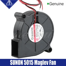 Mellow Sunon 3D Printer Blower Fan 5015 12V (Up 24V)0.17A Magnetic Suspension Bearing Fan Centrifugal DC Cooling Turbo fan 5015S