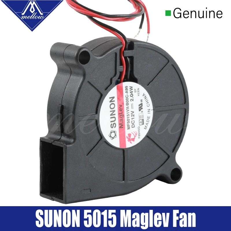 Ventilador da Impressora Ventilador de Refrigeração Mellow Sunon up 24v 0.17a Suspensão Magnética Rolamento Ventilador Centrífugo dc Turbo 5015s 3d 5015 12v