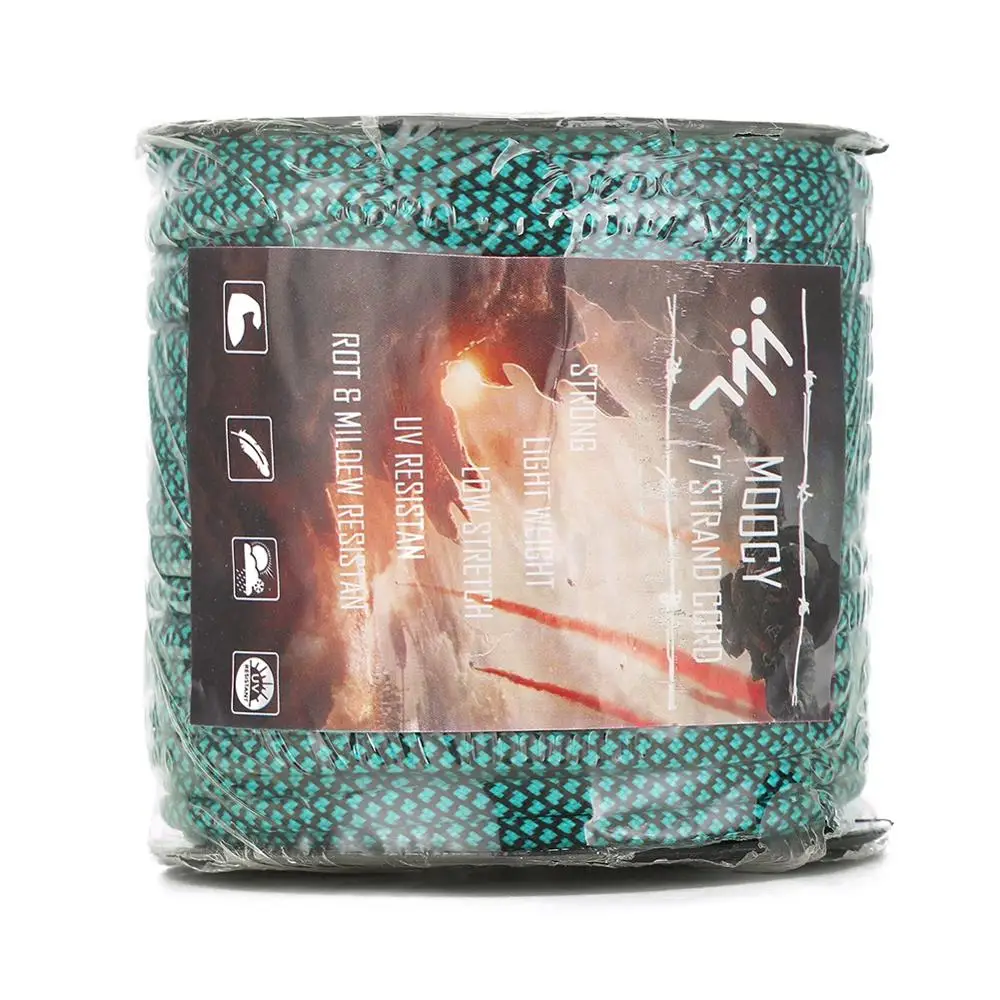 

7 Strand MIL-SPEC Type III 550 Paracord / Parachute Cord With Spools Core Survival Kit Outdoor Camping Rope 160ft / 50m