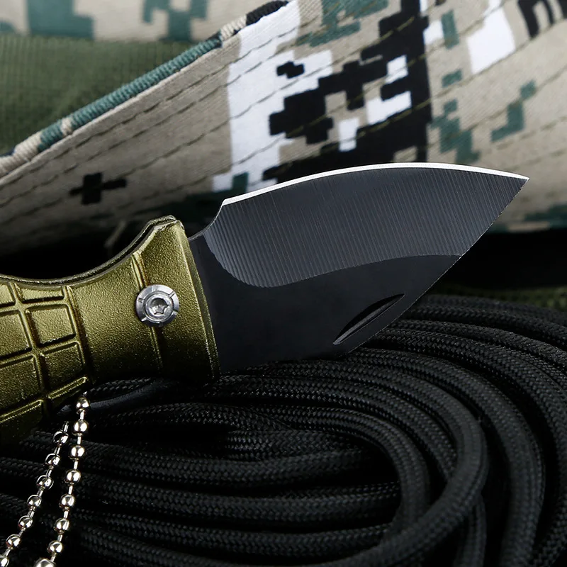 Складной нож для переноски на открытом воздухе кемпинга выживания жесткость Гао