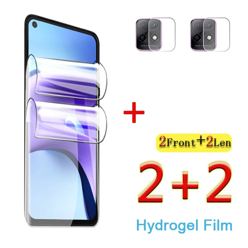 

Гибкое стекло 4 в 1 для xiaomi redmi note 9t, Гидрогелевая пленка для задней камеры, защита экрана на redme note9t pro 5g, стекло 6,53 дюйма