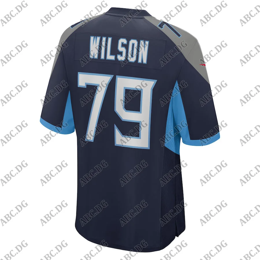 

Men Women Kid Youth Tennessee Isaiah Wilson Navy Game Jersey