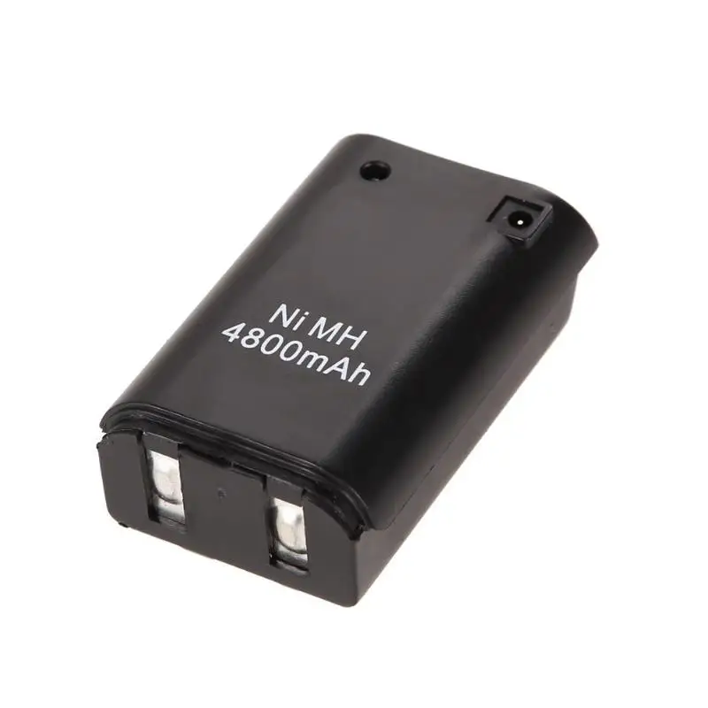 ALLOYSEED 2 шт. 4800 мАч блок аккумуляторов NiMH с usb-кабелем для зарядки для Microsoft Xbox 360 беспроводной контроллер аккумуляторная батарея