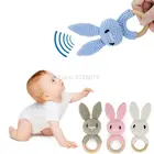 Деревянное кольцо-прорезыватель для зубов, для детей 0-12 месяцев