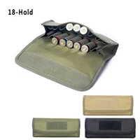 tactical molle 18 round ammo bag bandolier 1220 gauge shotgun cartridges bullet pouch airsoft shooting hunting accessories