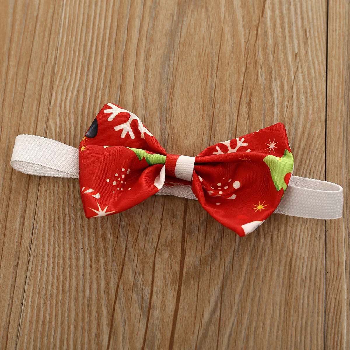 

Infant Baby Christmas Outfits, Cute Square Collar Lace Romper + Bow Headband 2Pcs Clothes Set