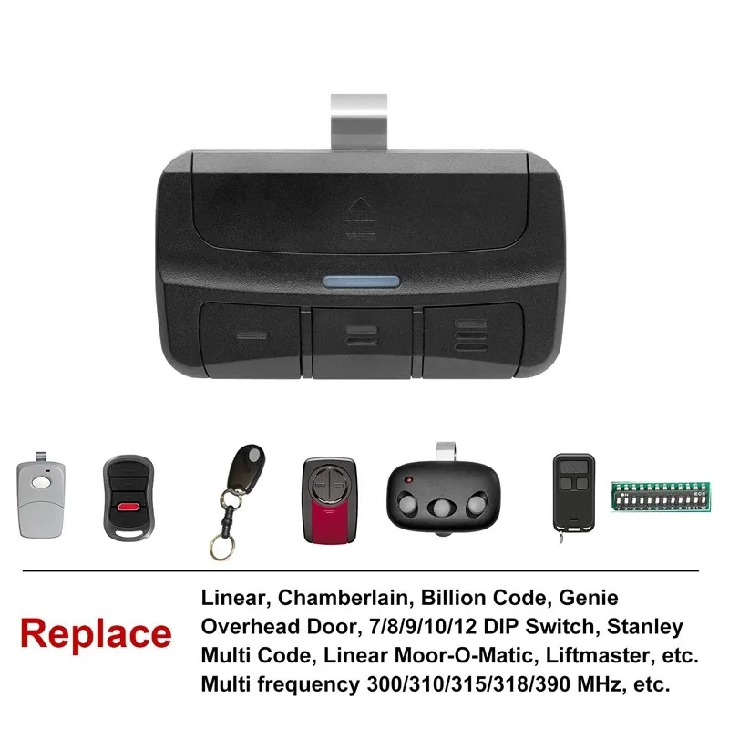 

Universal 315Mhz/390Mhz Garage Door Opener Remote Control for LiftMaster 890max