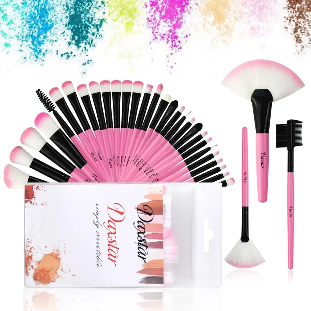 

32pcs/Set Foundation Makeup Brushes set Cosmetic Lip Powder Blending Tool Kit Eye Face Powder Foundation Brushes