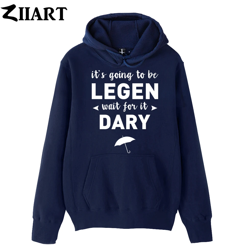 

Man Boys Hoodie HIMYM Umbrella Its Going To Be Legen Wait For It Dary Couple Clothes Autumn Winter Fleece ZIIART