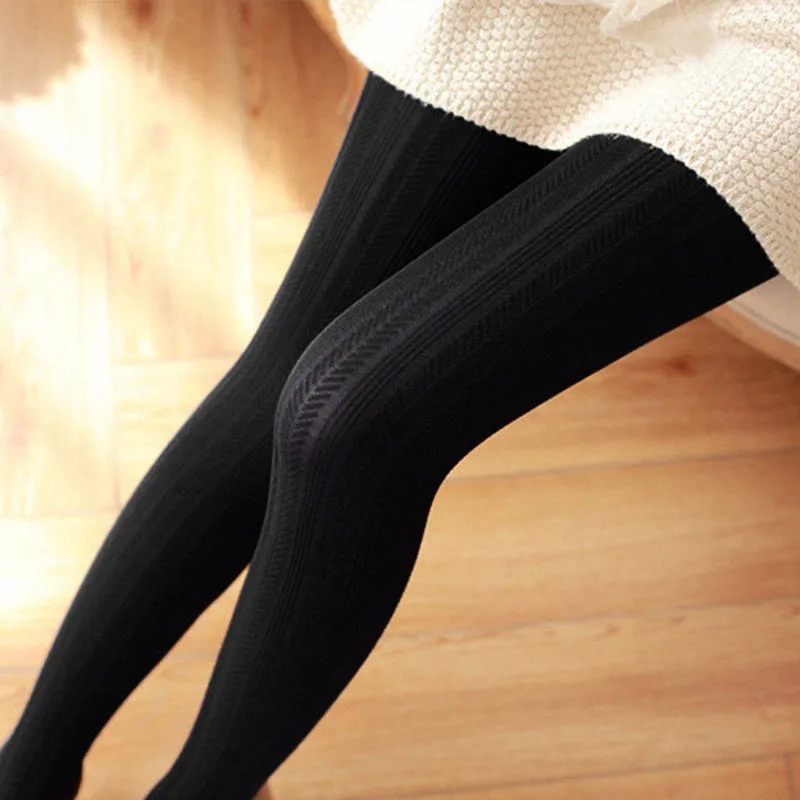 

Autumn Winter Women Super Elastic Jacquard Solid Soft Cotton Slimming Tights Collant Stretchy Pantyhose Hosiery