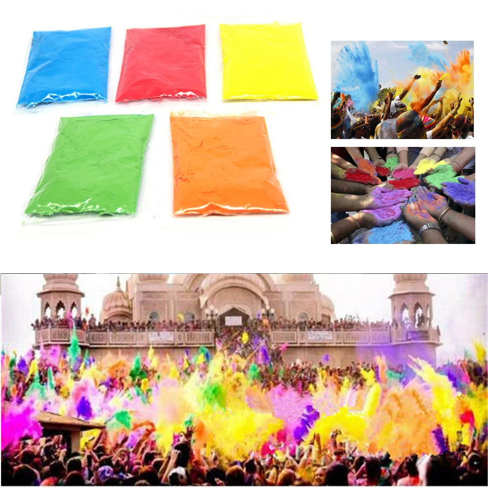 Цветные пробежки день рождения марафон гонки бег бросок порошок кукурузный