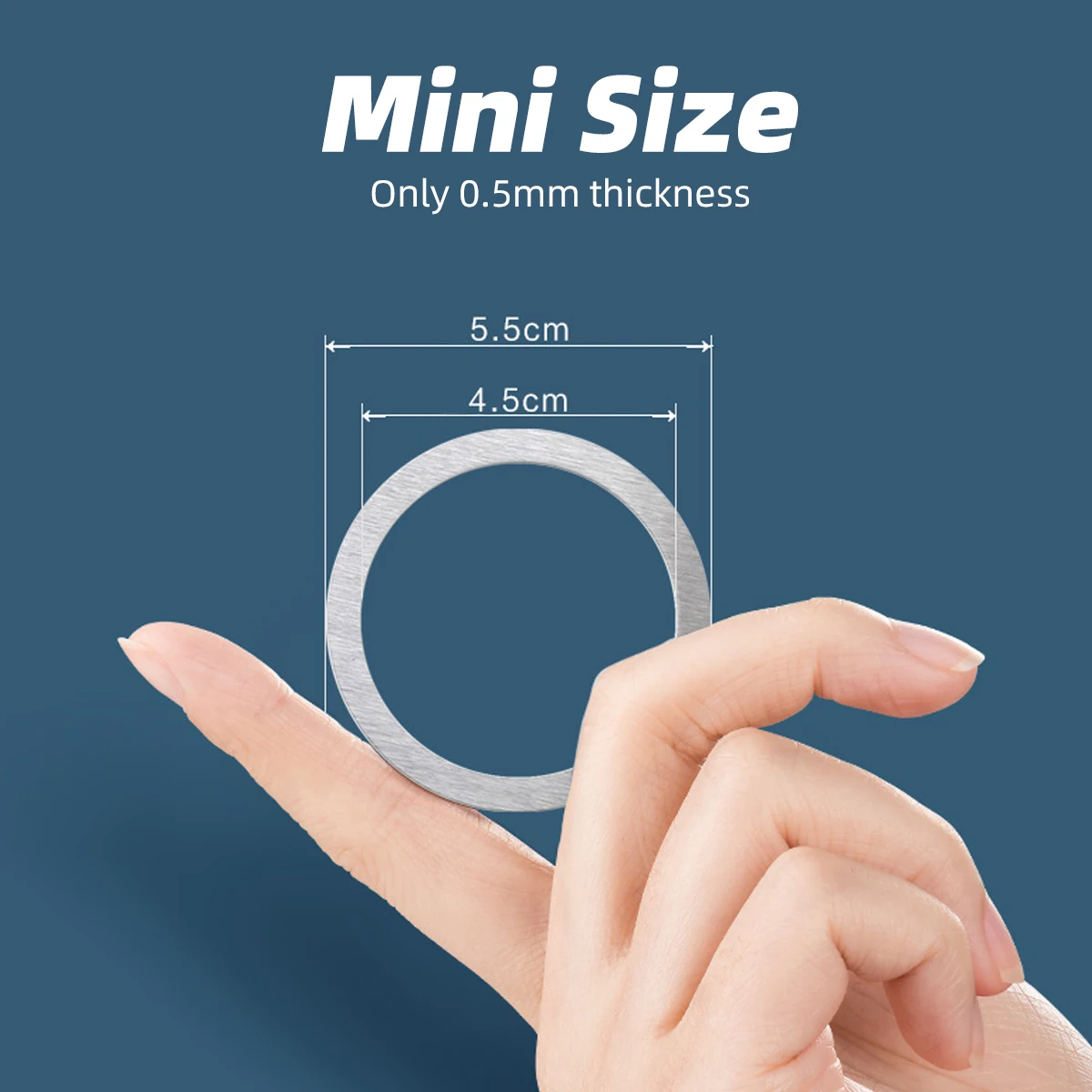 5pcs universal metal sticker ring for magnetic wireless charger wallet car fast charging holder macsafe plate sheet for iphone13 free global shipping