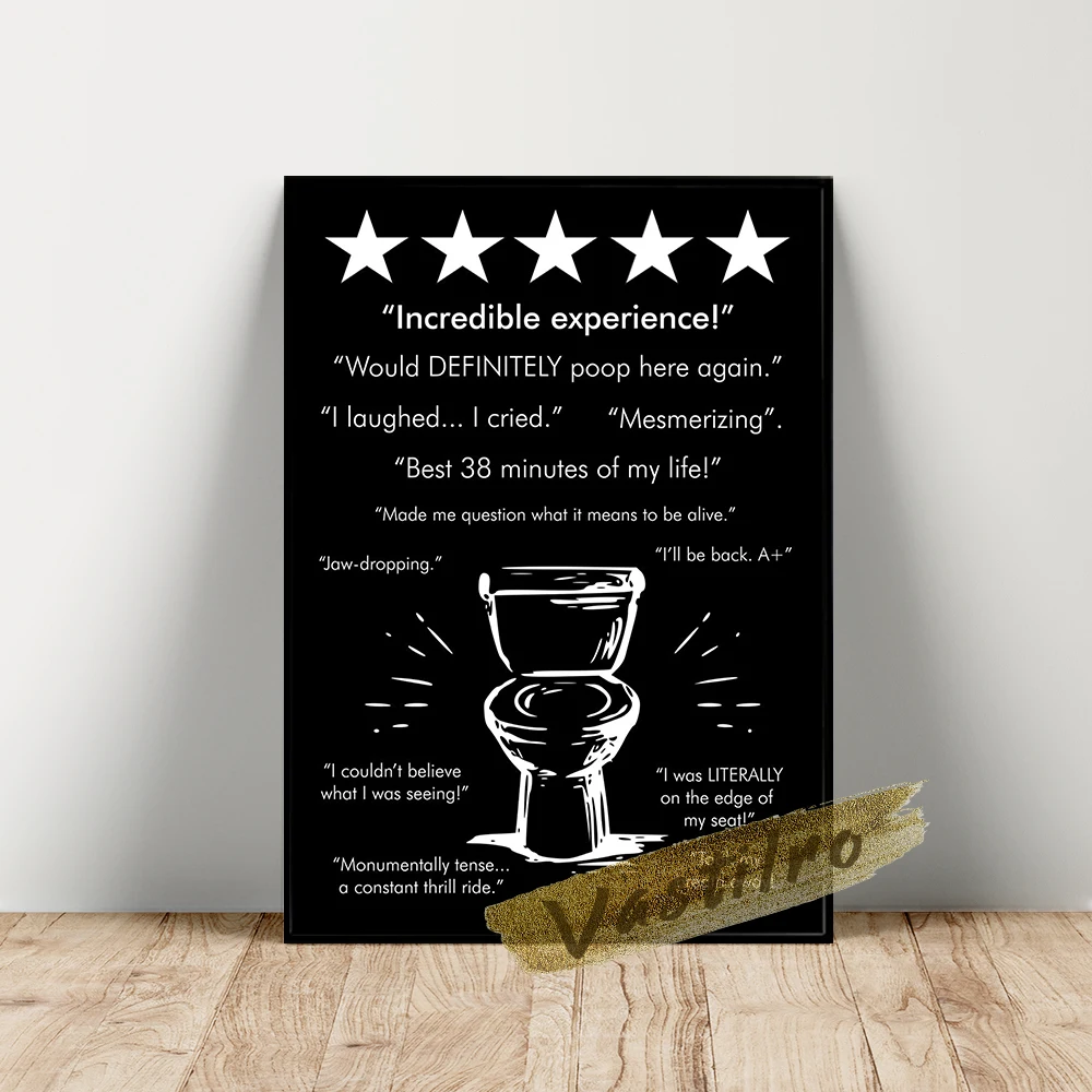 

Funny Restroom Signs Printable Canvas Bathroom Wall Stickers Decor Painting Toilet Wall Art Farmhouse Print Poster Home Decorate