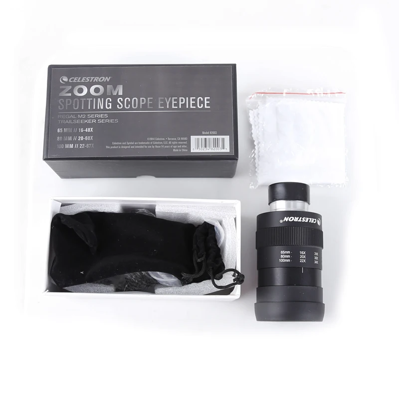 Celestron астрономический телескоп окуляр 1 25 дюйма 8 24 мм зум непрерывное
