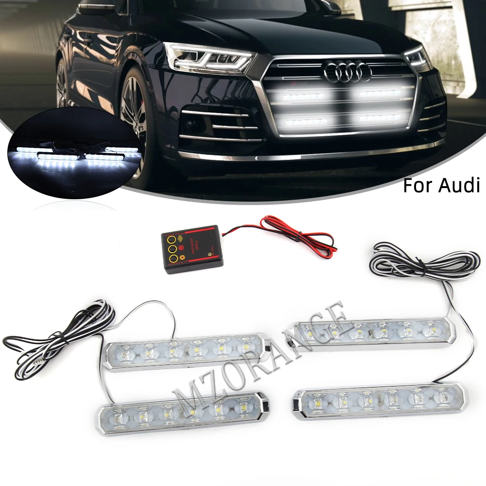 

Белый светодиодный скорой помощи светодиодный Fso проблесковый маячок стробоскоп Предупреждение полиции светильник автомобилей Грузовик м...