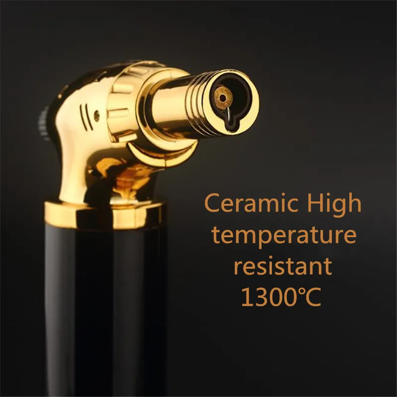 Зажигалка турбо 1300 C регулируемая ветронепроницаемая с бутаном струйная|Спички| |