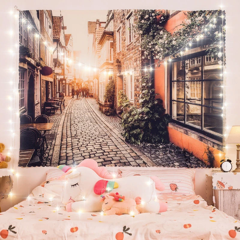 Гобелен на заказ с принтом вашего фото Декоративное подвесное одеяло фон для