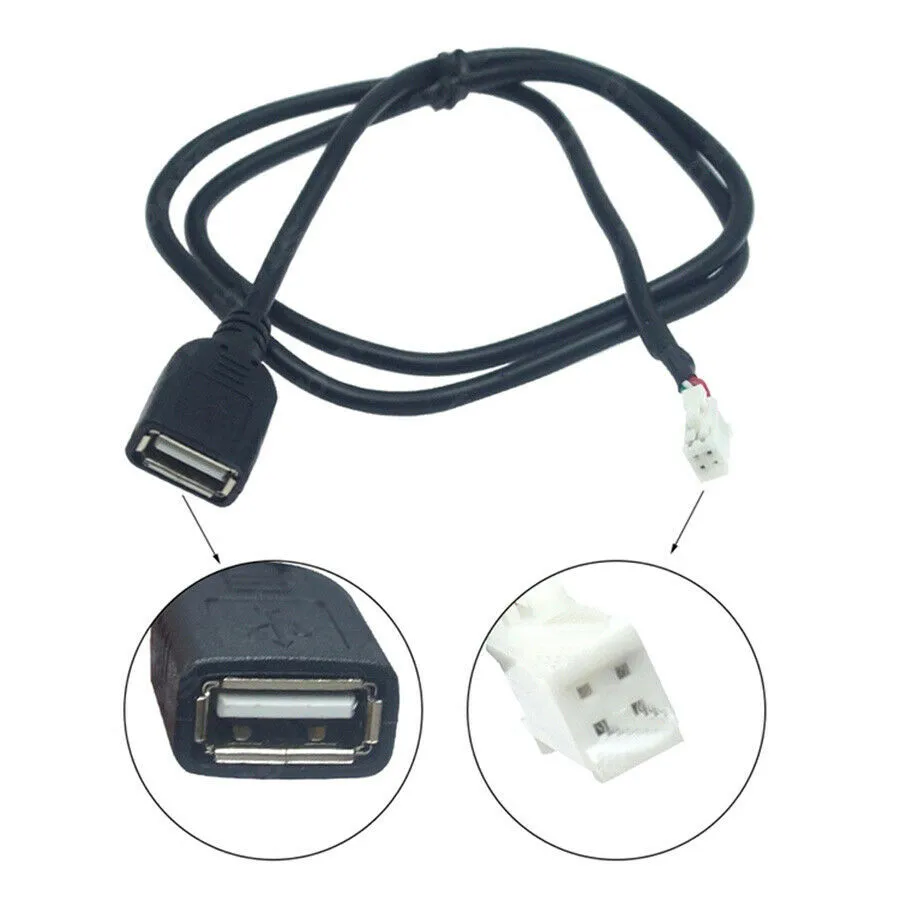 

2 шт., Автомобильный USB-Кабель-адаптер, 4 и 6 контактов