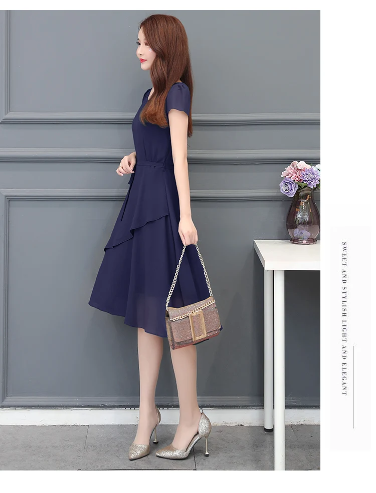 

Women Dress Neck Short Sleeves Buttons Dresses Womens Runway Dress