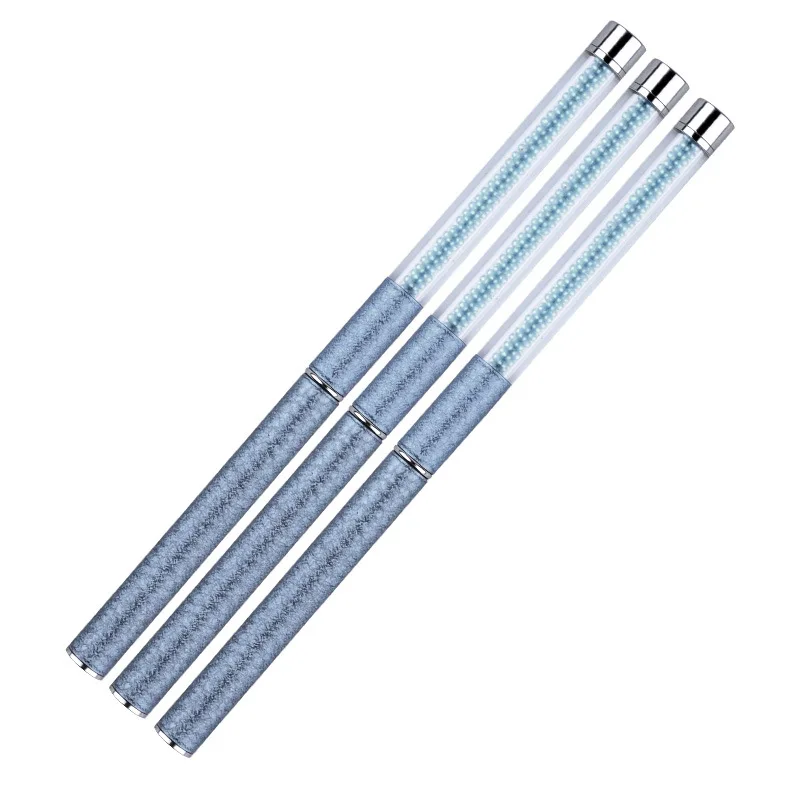 1/3 шт. акриловых кистей для ногтей синий жемчуг стержень 3D Рисование УФ-гель