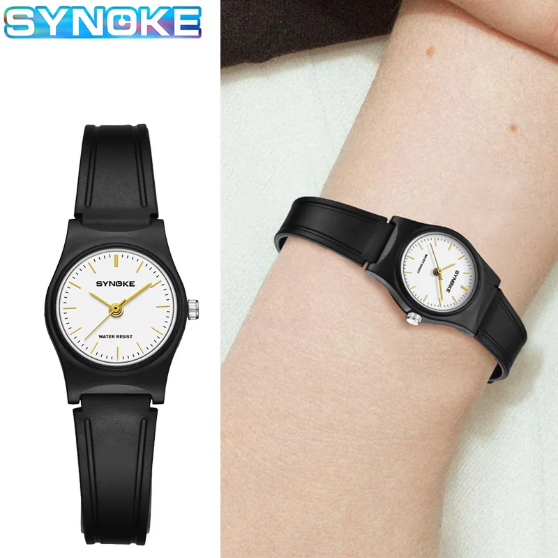 Женские кварцевые часы с круглым циферблатом водонепроницаемые до 30 м|Женские