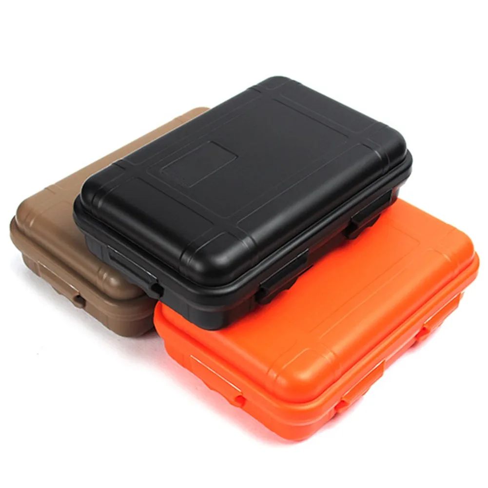 

Black/Orange/Tan Storage Box 170x105x50mm Large Airtight Waterproof Plastic Box Storage Case Box Outdoor Camping Plastic Box