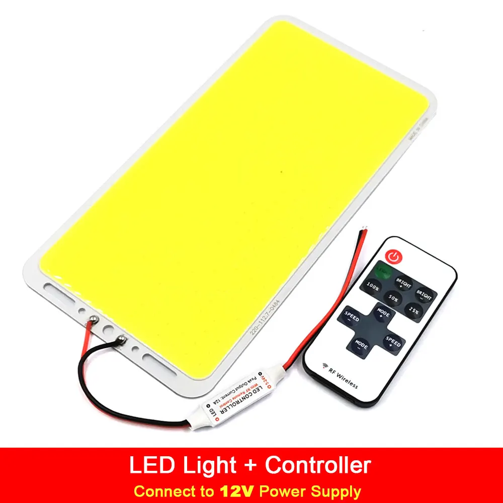 COB with Dimmer Ultra bright led panel lights 200w cob board lamp with dimmer remote control RC light - Испускаемый цвет: COB with Dimmer